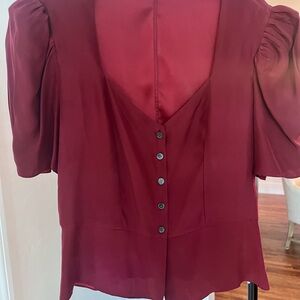 Frame Red blouse size small